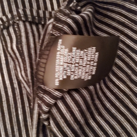 Mossimo Black and White Striped T-Shirt Dress Small - Picture 5 of 6